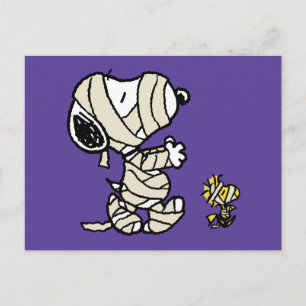 Snoopy och Woodstock-mumier Vykort