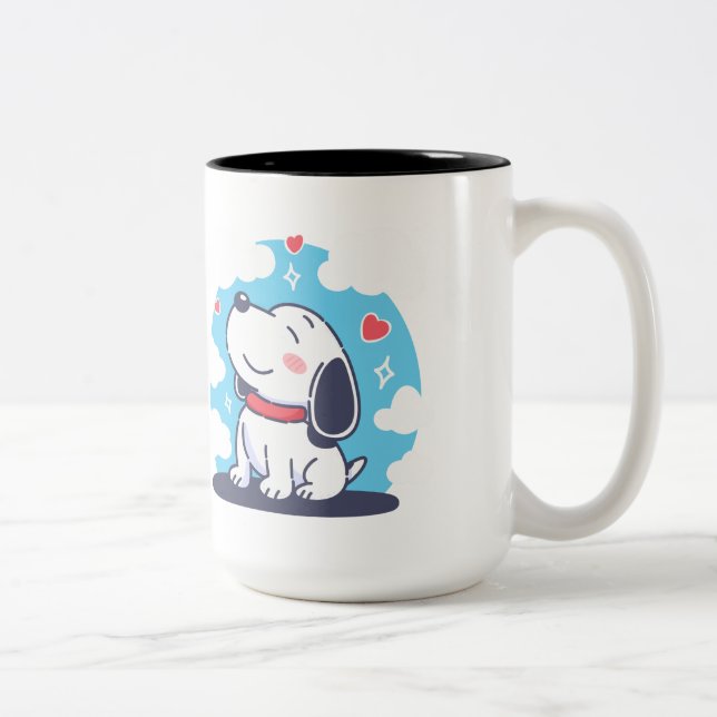 Snoopy Peanuts-kaffe Mugg Kopp (Höger)