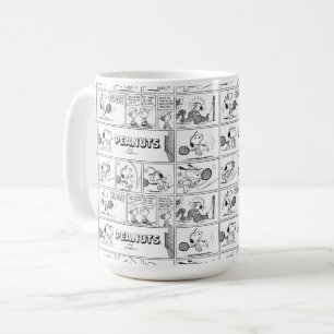 Snoopy Plays Tennis Kaffemugg