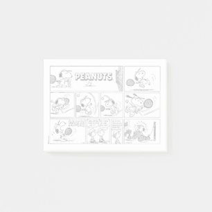 Snoopy Plays Tennis Post-it Block