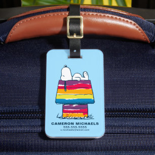 Snoopy Rainbow Hund House Bagagebricka