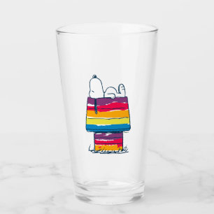 Snoopy   Rainbow Hund House Glaskopp