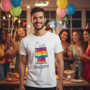 Snoopy   Rainbow Hund House T Shirt