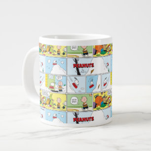 Snoopy Sled Riding Food Dish Jumbo Mugg