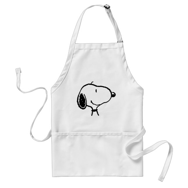 Snoopy Smile Giggle Laugh Förkläde (Framsidan)