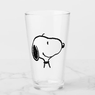 Snoopy Smile Giggle Laugh Glaskopp