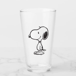 Snoopy Smile Giggle Laugh Glaskopp
