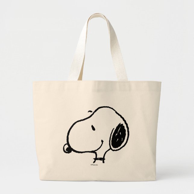 Snoopy Smile Giggle Laugh Jumbo Tygkasse (Framsidan)