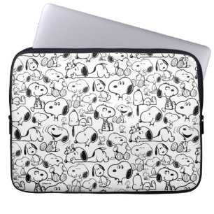 Snoopy Smile Giggle Laugh Mönster Laptop Fodral