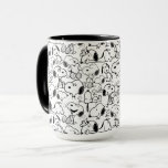 Snoopy Smile Giggle Laugh Mönster Mugg<br><div class="desc">Ta en titt på den här toppen söta designen med soopisk roligt med olika attityder.</div>