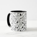 Snoopy Smile Giggle Laugh Mönster Mugg<br><div class="desc">Ta en titt på den här toppen söta designen med soopisk roligt med olika attityder.</div>