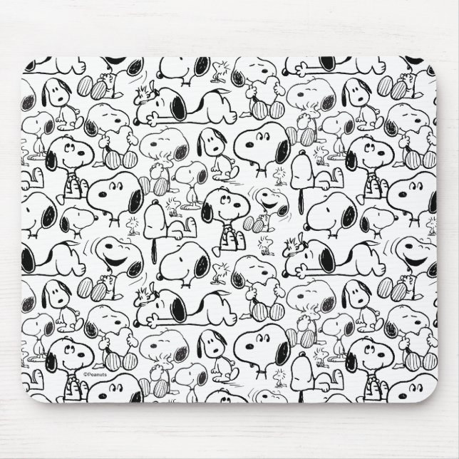 Snoopy Smile Giggle Laugh Mönster Musmatta (Framsidan)