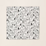 Snoopy Smile Giggle Laugh Pattern Sjal<br><div class="desc">Take a look at this super cute design featuring Snoopy fun various poses.</div>