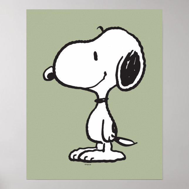 Snoopy Smile Giggle Laugh Poster (Framsidan)