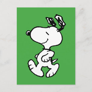 Snoopy So Sweet Blommönster Vykort