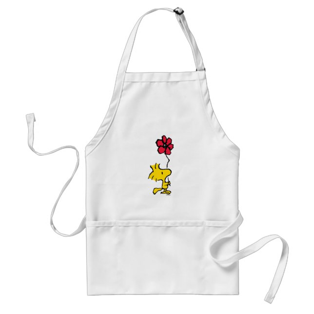 Snoopy So Sweet Flower Mönster Förkläde (Framsidan)