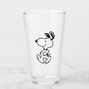 Snoopy So Sweet Flower Mönster Glaskopp