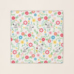 Snoopy So Sweet Flower Pattern Sjal<br><div class="desc">Take a look at this super cute design featuring Snoopy in a bright,  floral garden pattern.</div>