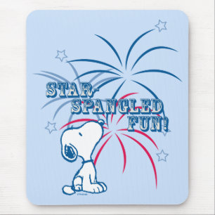 Snoopy Star-spridd Roligt Musmatta