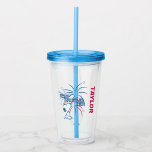 Snoopy Star-spridd Roligt Take Away Mugg