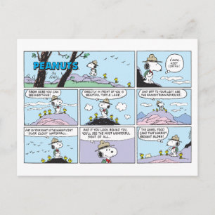 Snoopy & Vänner Gå och leta Vykort