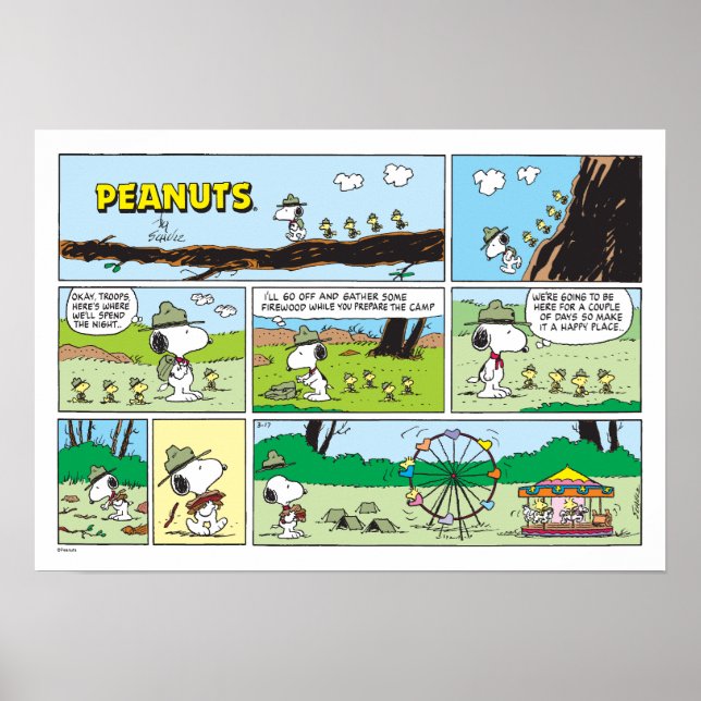 Snoopy & Vänner | Gå till kampanj Poster (Framsidan)