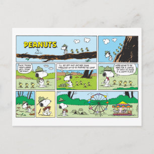 Snoopy & Vänner Gå till kampanj Vykort