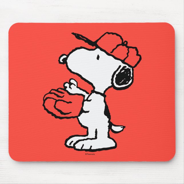 Snoopy Varsity Sports Baseball Musmatta (Framsidan)