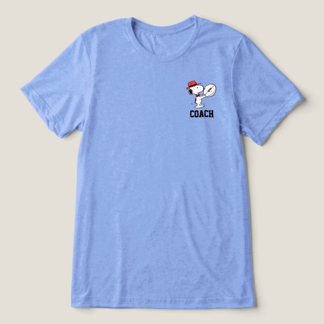 Snoopy Varsity Sports Football T Shirt (Design Framsida)