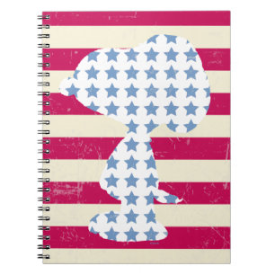 Snoopy Vintage Stars & Rand Anteckningsbok