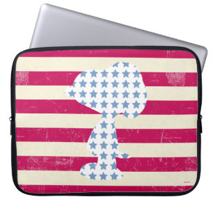 Snoopy Vintage Stars & Rand Laptop Fodral
