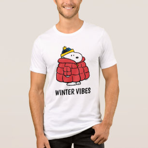 Snoopy Vinter i Uppblåsbar Tröja Tri-Blend T-Shirt