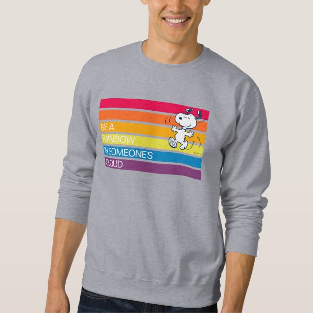 Snoopy | Visa alltid din sanna Färg Lång Ärmad Tröja (Framsida)