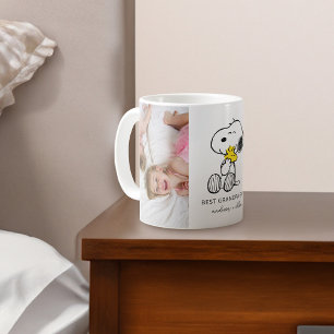 Snoopy & Woodstock Bästa farfar - Foto Kaffemugg