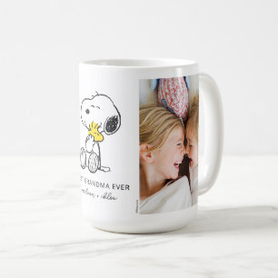 Snoopy & Woodstock Bästa farmor - Foto Kaffemugg