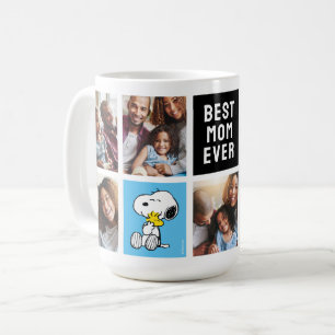 Snoopy & Woodstock   Bästa Mamma någonsin-kollaps Kaffemugg