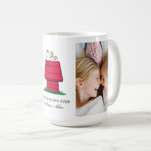 Snoopy & Woodstock Doghouse Bästa farfar någonsi Kaffemugg