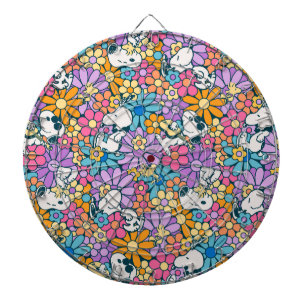 Snoopy & Woodstock Flower Mönster Darttavla