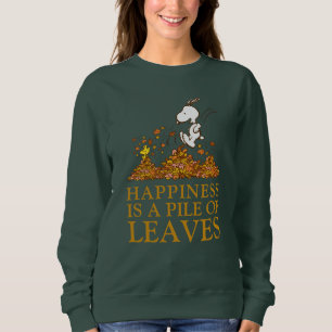 Snoopy & Woodstock Höst löv T Shirt