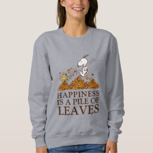 Snoopy & Woodstock Höst löv T Shirt