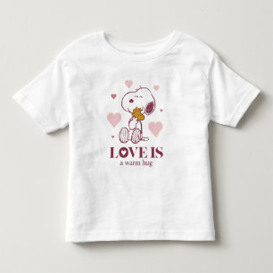 Snoopy & Woodstock - Kärlek är Snuggles & Cuddles T Shirt