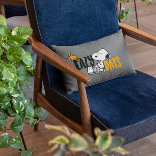 Snoopy & Woodstock   Lazy-dagar Lumbarkudde