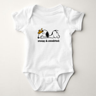 Snoopy & Woodstock Leende Gnyende Skratt T Shirt