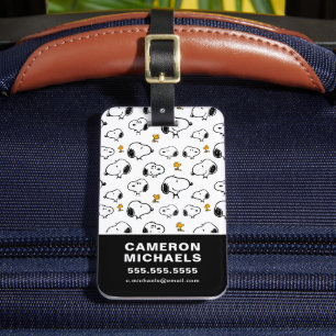 Snoopy & Woodstock Mönster Bagagebricka
