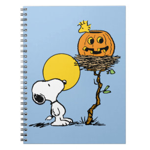 Snoopy & Woodstock Nest med Jack O'Lantern Anteckningsbok