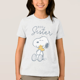 Snoopy & Woodstock Över månen Baby Shower T Shirt