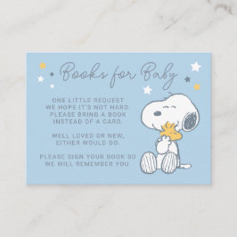 Snoopy & Woodstock | Over the Moon Baby Shower Enc Tilläggskort