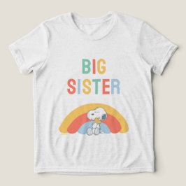 Snoopy & Woodstock Rainbow Baby Shower Tri-Blend S T Shirt