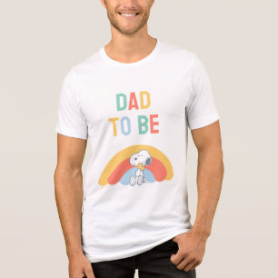 Snoopy & Woodstock Rainbow Baby Shower Tri-Blend T Shirt