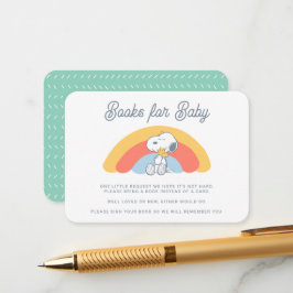 Snoopy & Woodstock Rainbow Books for Baby Enclosur Tilläggskort